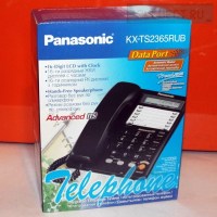 Телефон проводной PANASONIC KX-TS 2365 RUB чёрный