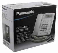Телефон проводной PANASONIC KX-TS 2388 RUB чёрный