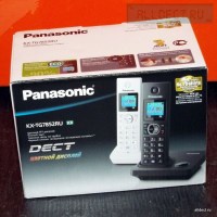 Panasonic KX-TG 7852 RU1 чёрный/белый ( 7855 - 5 трубок в комплекте)