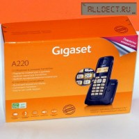 Радиотелефон GIGASET A220 чёрный