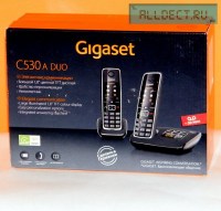 Радиотелефон GIGASET C530 A DUO чёрный