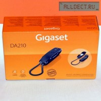 Телефон проводной GIGASET DA210 чёрный