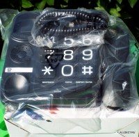 Телефон проводной TEXET TX-201 чёрный упаковка