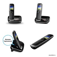 Радиотелефон PANASONIC KX-TGJ 320 RUB чёрный