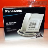 Телефон проводной PANASONIC KX-TS 2382 RUB чёрный