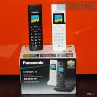 Panasonic KX-TG 7852 RU1 чёрный/белый ( 7856 - 6 трубок в комплекте)