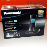 Радиотелефон PANASONIC KX-TG 8551 RUВ чёрный