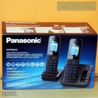Радиотелефон PANASONIC KX-TGH 222 RUB чёрный