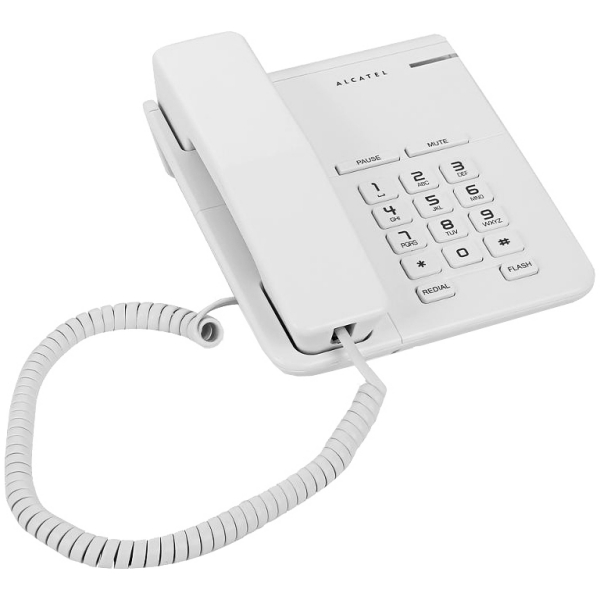 Телефон проводной ALCATEL T-22 белый