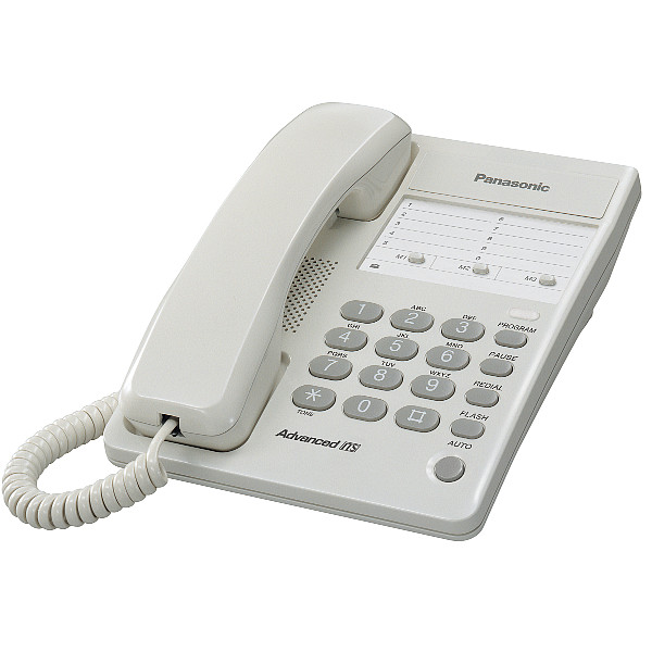 Телефон проводной PANASONIC KX-TS 2361 RUW белый