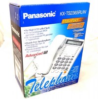 Телефон проводной PANASONIC KX-TS 2365 RUW белый