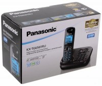 Радиотелефон PANASONIC KX-TG 6561 RUT тёмно-серый