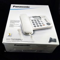 Телефон проводной PANASONIC KX-TS 2358 RUB чёрный