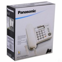 Телефон проводной PANASONIC KX-TS 2358 RUW белый
