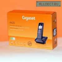 Радиотелефон GIGASET A420 чёрный