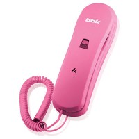 Телефон проводной BBK 100 BKT розовый