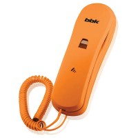Телефон проводной BBK 100 BKT оранжевый