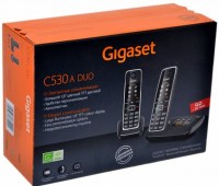 Радиотелефон GIGASET C530 A DUO чёрный
