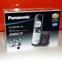 Радиотелефон PANASONIC KX-TG 6821 RUB чёрный