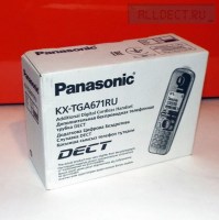Дополнительная радиотрубка PANASONIC KX-TGA 671 RUB чёрный