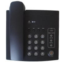 Телефон проводной LG LKA-200 BK чёрный