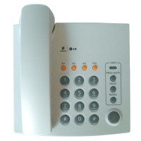 Телефон проводной LG LKA-200 SG серый