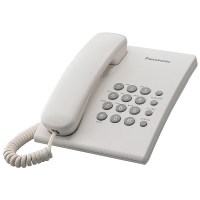 Телефон проводной PANASONIC KX-TS 2350 RUW белый