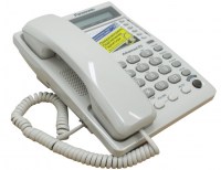 Телефон проводной PANASONIC KX-TS 2362 RUW белый