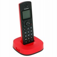 Радиотелефон PANASONIC KX-TGC 310 RUR чёрно-красный