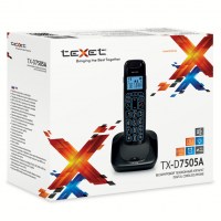 Радиотелефон TEXET TX-D 7505A чёрный